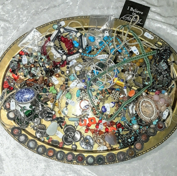 SOLD!!Semi precious stone jewelry lot - Picture 2 of 12